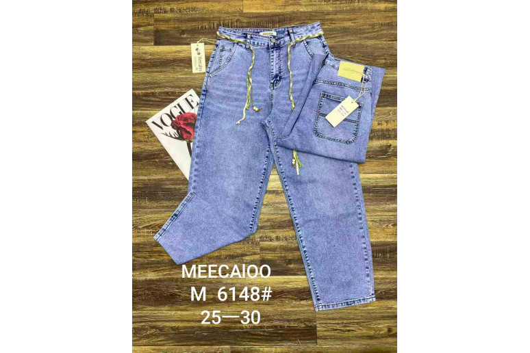 Джинси жіночі MEECALOO JEANS 6148 BAGGY