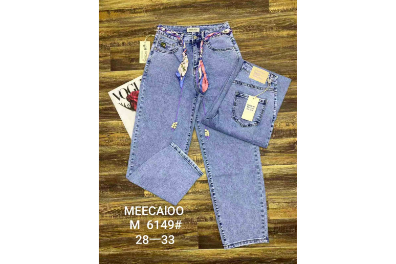 Джинсы женские MEECALOO JEANS 6149 BAGGY