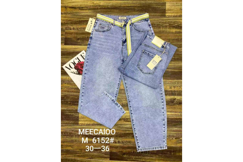 Джинсы женские MEECALOO JEANS 6152 BAGGY