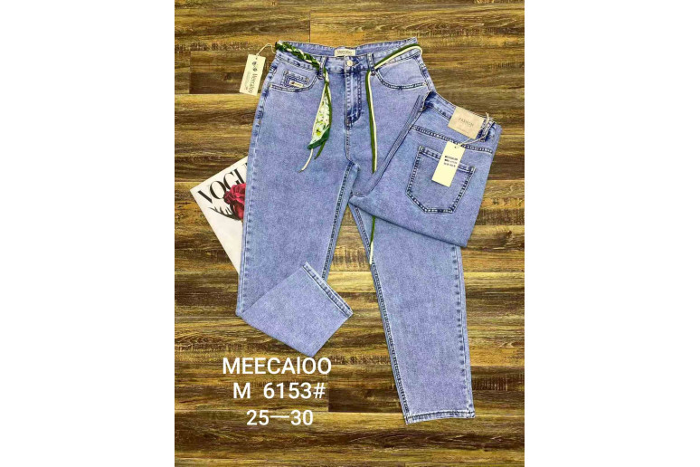 Джинсы женские MEECALOO JEANS 6153 BAGGY