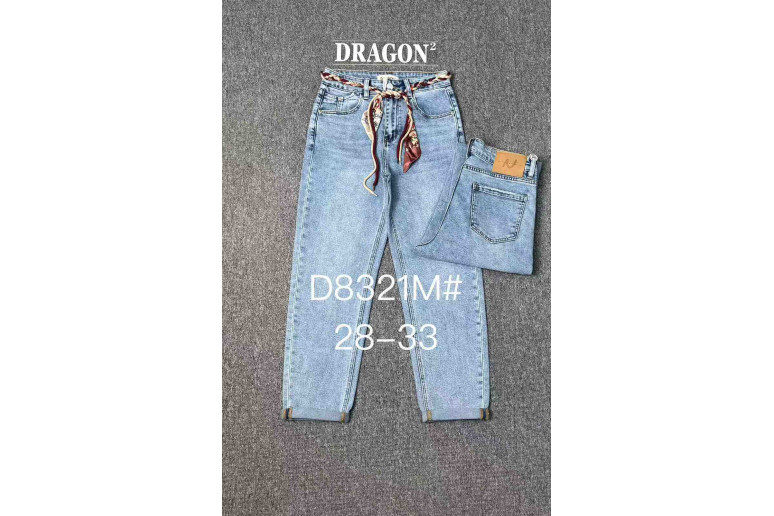 Джинси жіночі DRAGON JEANS 8321 BAGGY
