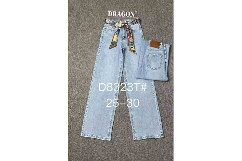Джинси жіночі DRAGON JEANS 8323 ТРУБИ