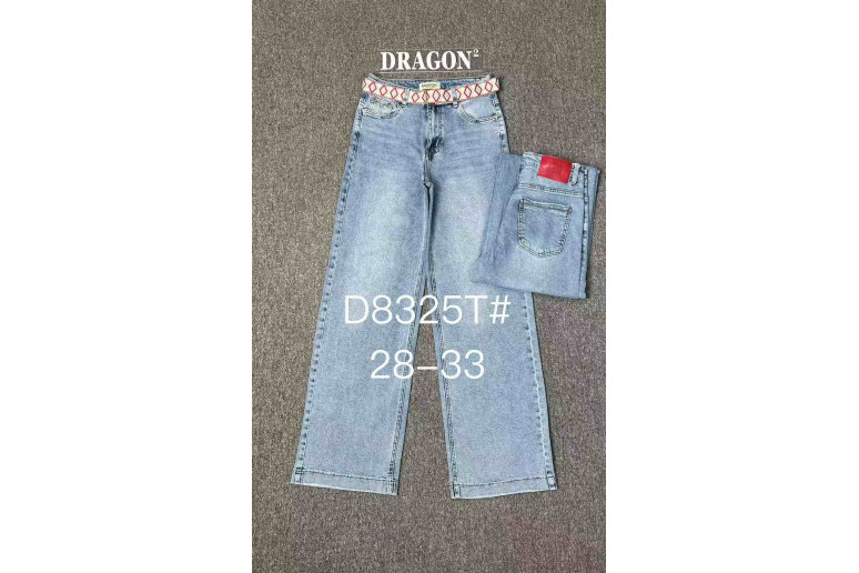 Джинси жіночі DRAGON JEANS 8325 ТРУБИ