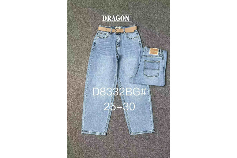 Джинсы женские DRAGON JEANS 8332 BAGGY