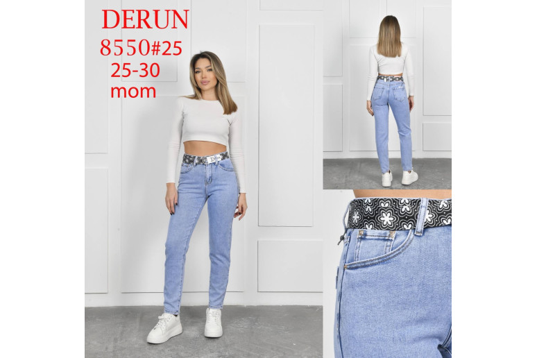 Джинсы женские DERUN JEANS 8550 MOM