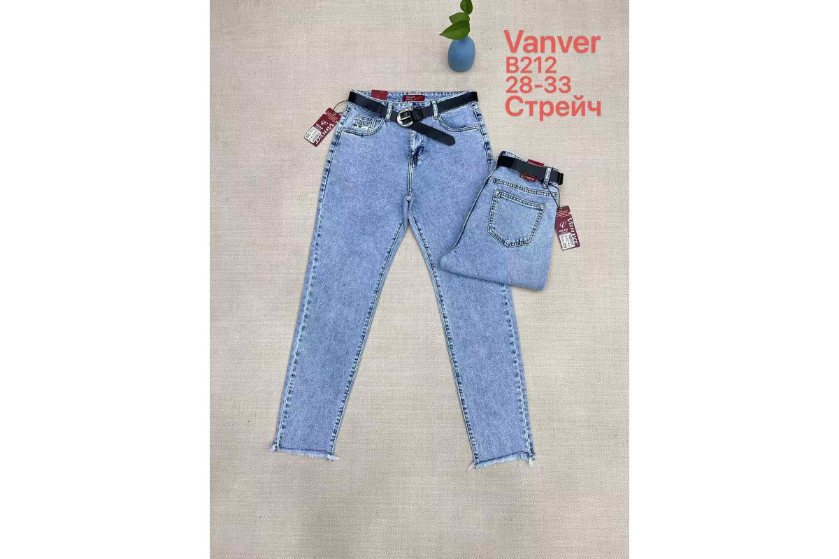 Фото Джинсы женские VANVER JEANS 212 МОМ from official site OSKAR™