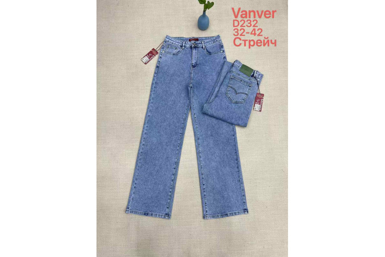Джинси жіночі VANVER JEANS 232 WIDE LEG