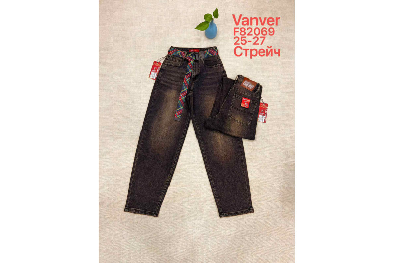 Джинсы женские VANVER JEANS 82069 BAGGY