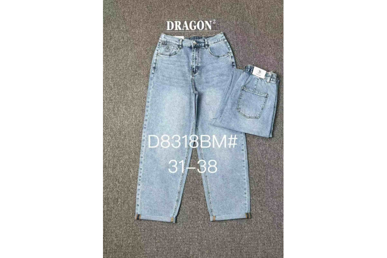 Джинсы женские DRAGON JEANS 8318 BAGGY