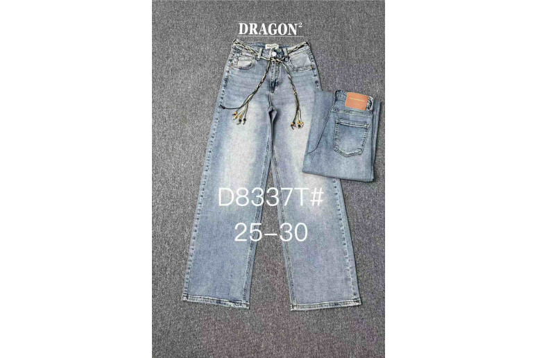 Джинсы женские DRAGON JEANS 8337 WIDE LEG