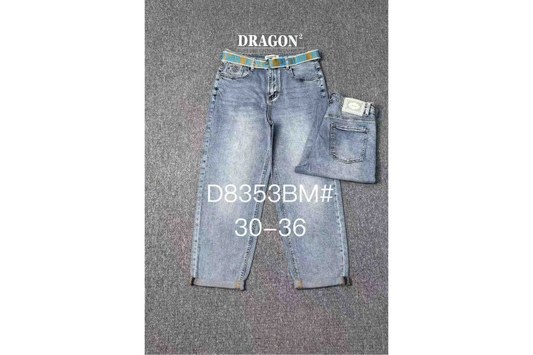 Джинси жіночі DRAGON JEANS 8353 BAGGY