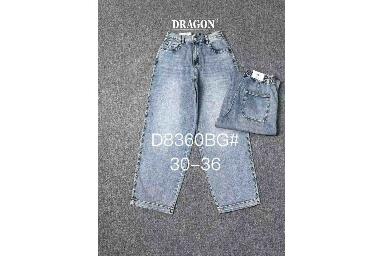 Джинси жіночі DRAGON JEANS 8360 BAGGY