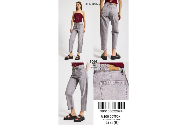 Джинси жіночі IT'S BASIC JEANS 3066-158 RELAX MOOD
