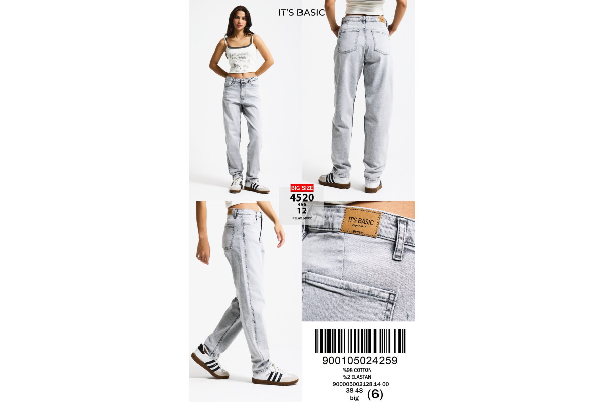 Фото Джинси жіночі IT'S BASIC JEANS 4520-12 RELAX MOOD from official site OSKAR™