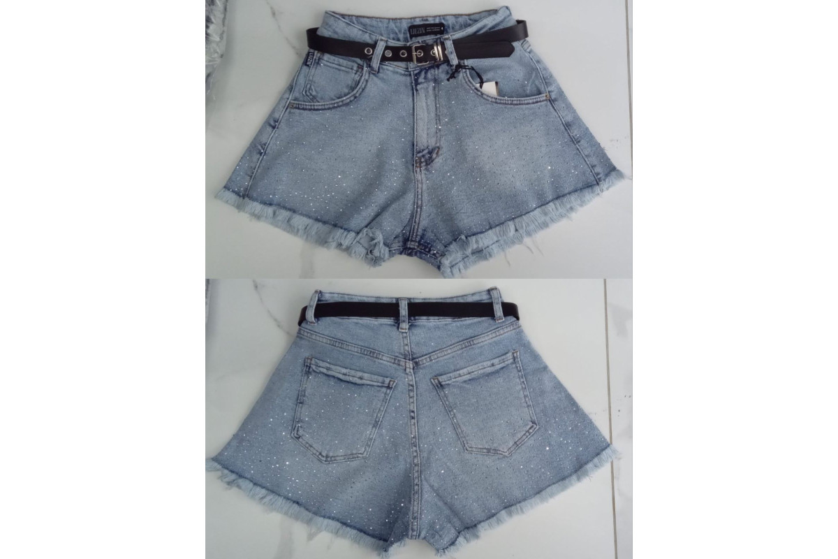 Фото Шорти жіночі LIUZIN JEANS 02257-1 КАМІННЯ from official site OSKAR™