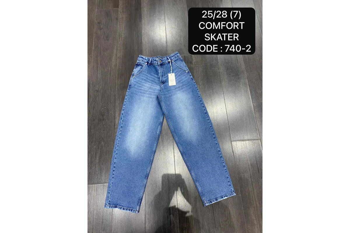 Фото Джинсы женские DEKPLOY JEANS 741-2 SKATER from official site OSKAR™