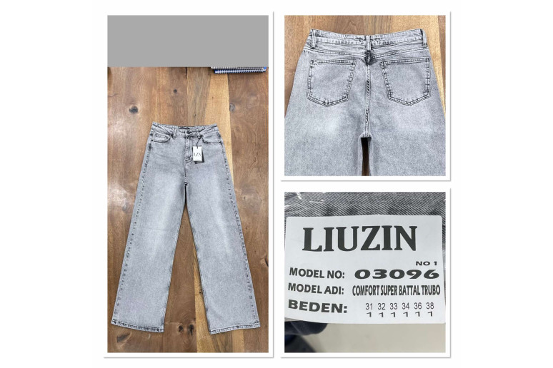 Джинсы женские LIUZIN JEANS 03096-1 ТРУБЫ