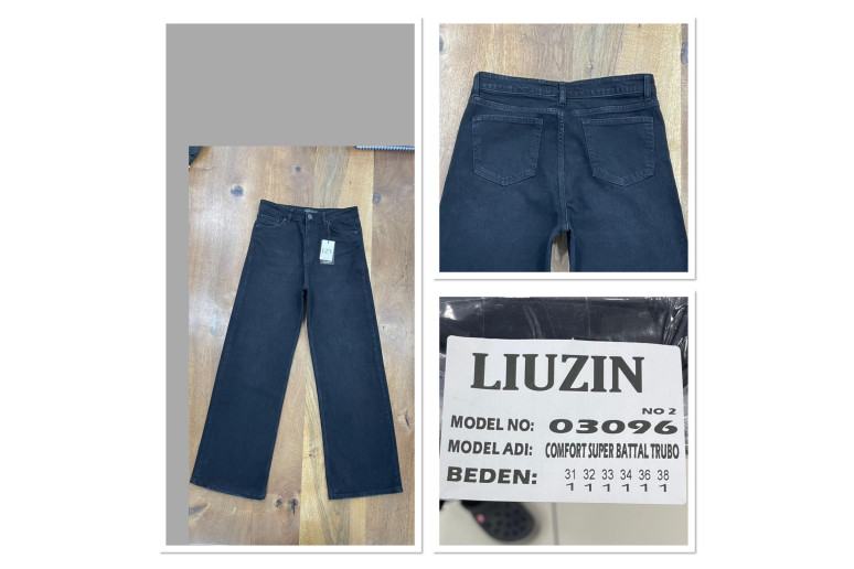 Джинси жіночі LIUZIN JEANS 03096-2 ТРУБИ