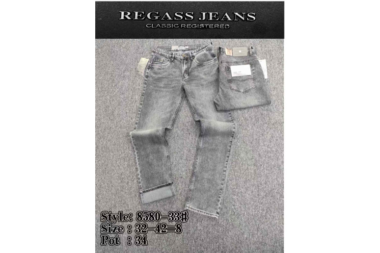 Джинсы мужские REGASS JEANS 8580 Classic