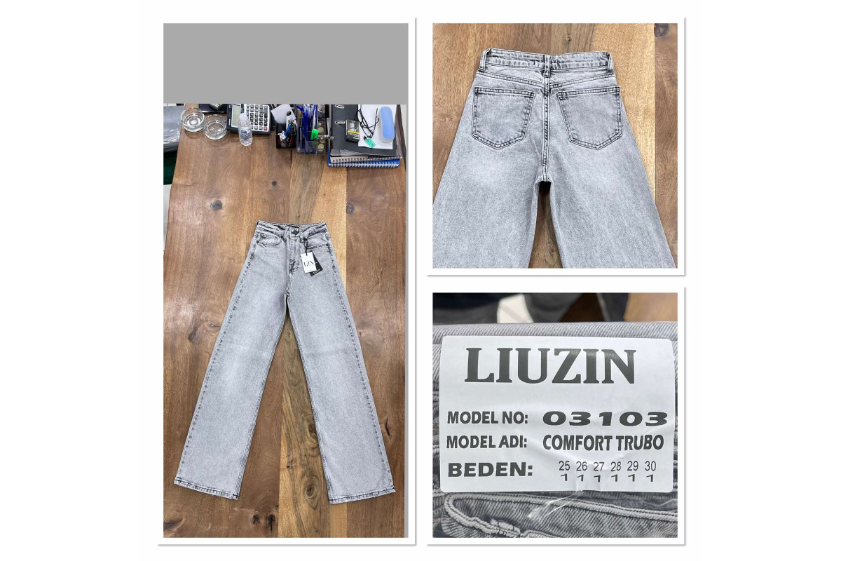 Фото Джинси жіночі LIUZIN JEANS 03103 ТРУБИ from official site OSKAR™