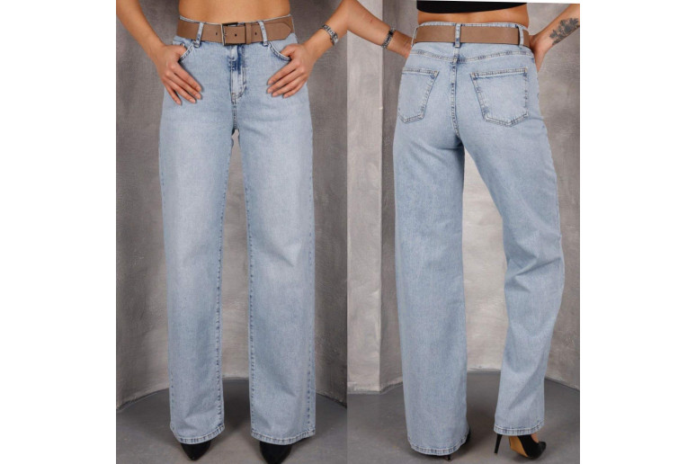 Джинсы женские JONH RICHONE JEANS 3348-1 WIDE LEG