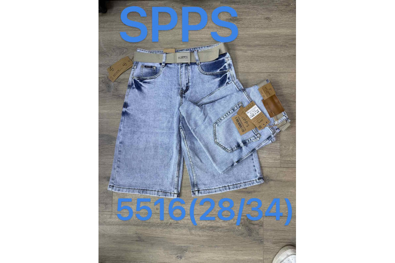 Шорты джинсовые мужские 5516 SPP'S JEANS BAGGY