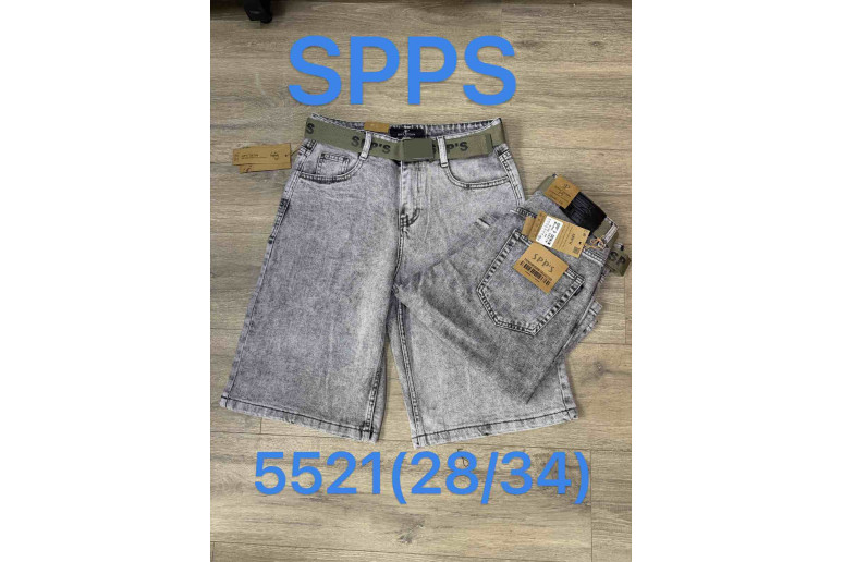 Шорты джинсовые мужские 5521 SPP'S JEANS BAGGY