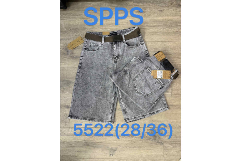 Шорты джинсовые мужские 5522 SPP'S JEANS BAGGY