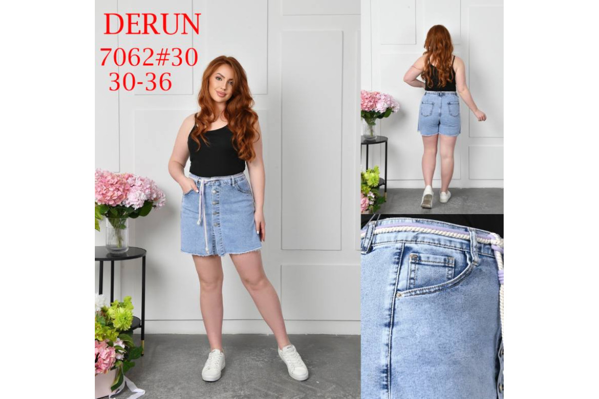 Фото Спідниця-шорти жіночі DERUN JEANS 7062 from official site OSKAR™