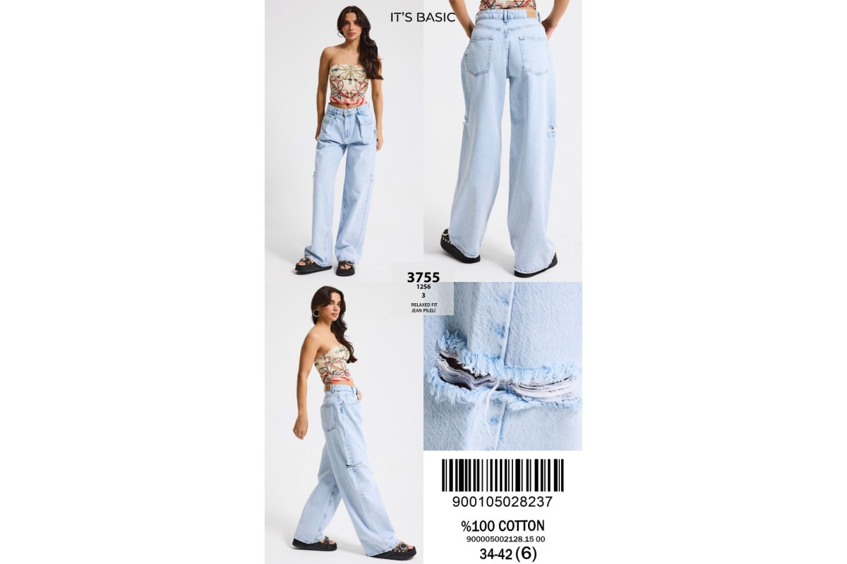 Фото Джинсы женские IT'S BASIC JEANS 3755 RELAXED FIT from official site OSKAR™