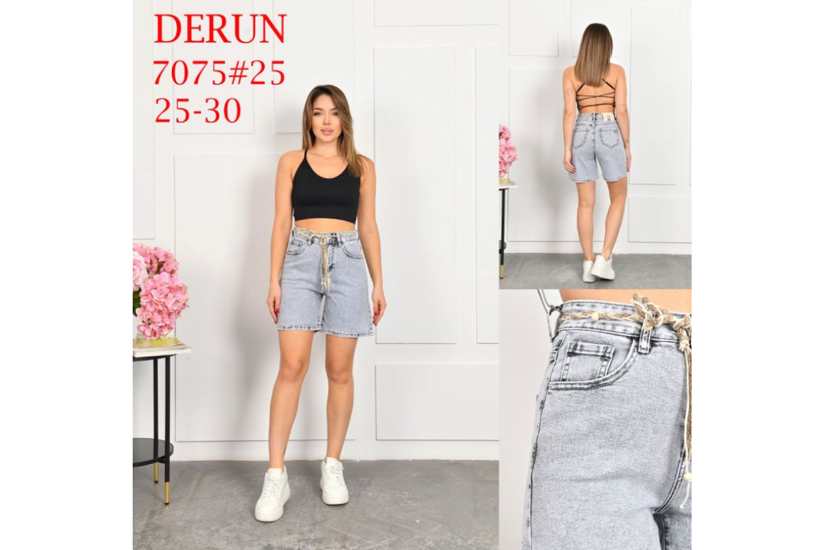 Фото Джинсові шорти жіночі DERUN JEANS 7075 from official site OSKAR™