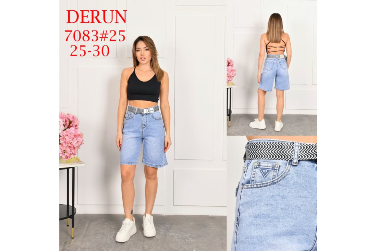 Фото Джинсові шорти жіночі DERUN JEANS 7083 from official site OSKAR™