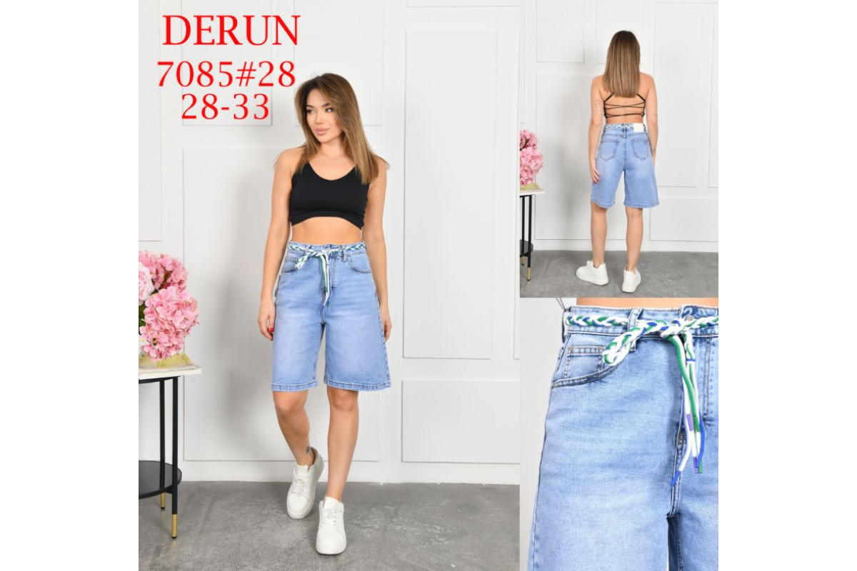 Фото Джинсовые шорты женские DERUN JEANS 7085 from official site OSKAR™
