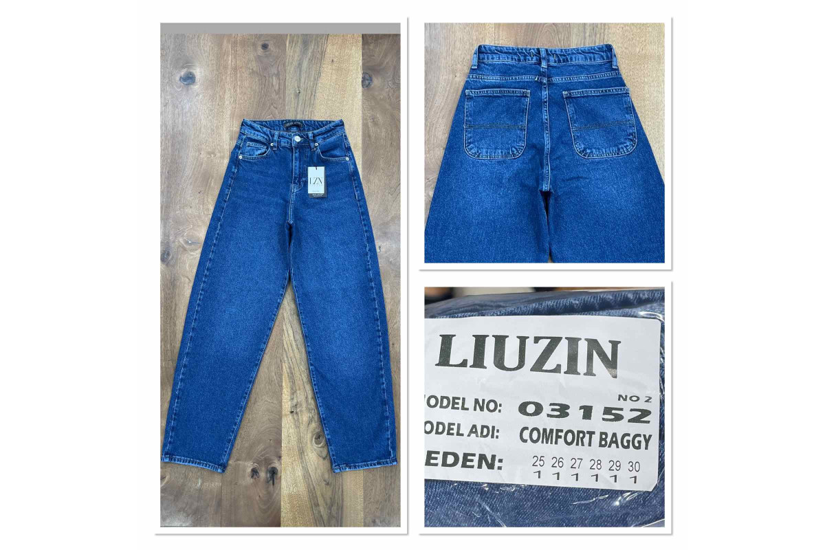 Фото Джинси жіночі LIUZIN JEANS 03152-2 BAGGY from official site OSKAR™