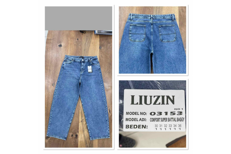 Джинси жіночі LIUZIN JEANS 03153-1 BAGGY