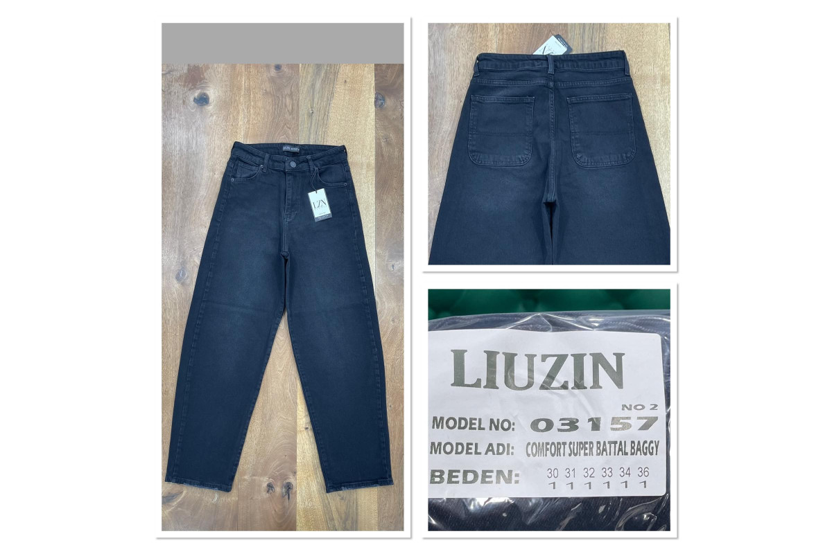 Фото Джинси жіночі LIUZIN JEANS 03157-2 BAGGY from official site OSKAR™