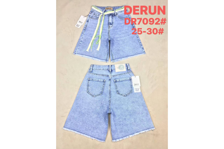Джинсовые шорты женские DERUN JEANS 7092