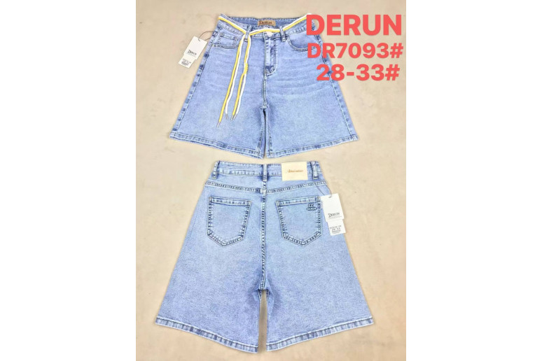 Джинсові шорти жіночі DERUN JEANS 7093