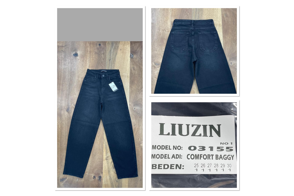 Фото Джинси жіночі LIUZIN JEANS 03155-1 BAGGY from official site OSKAR™