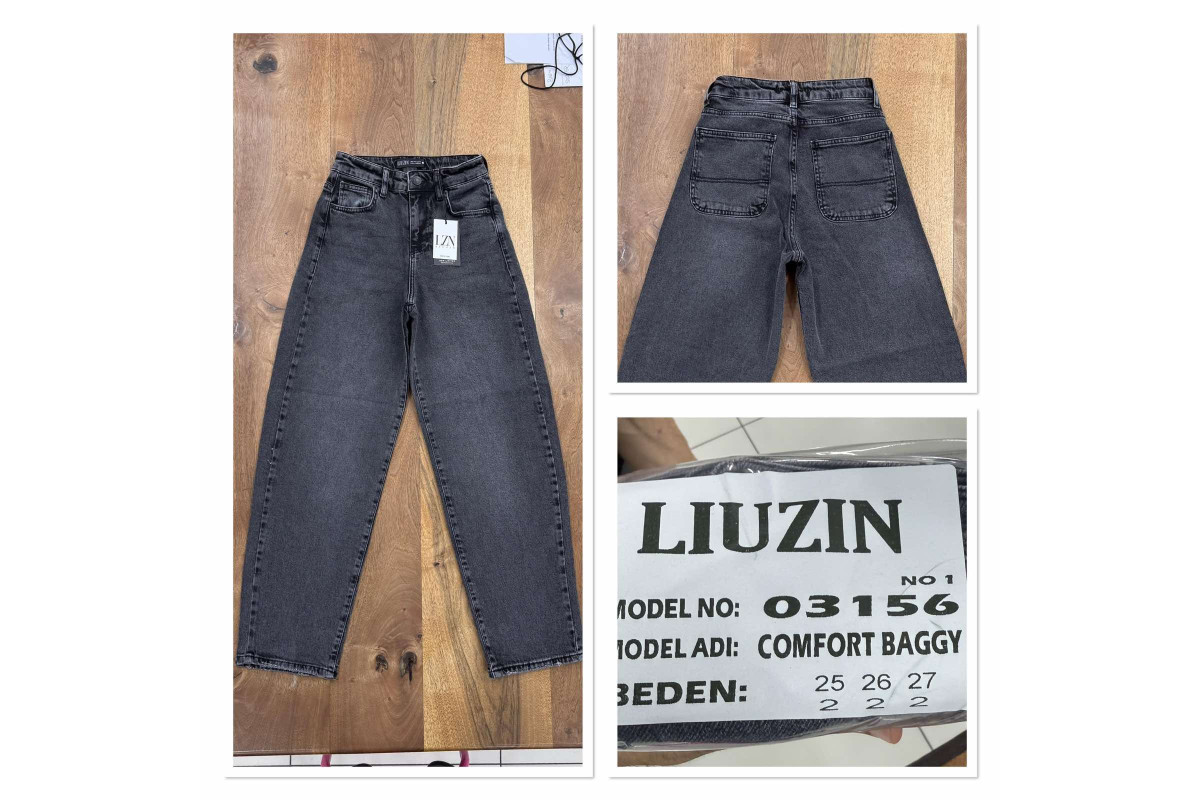 Фото Джинси жіночі LIUZIN JEANS 03156-1 BAGGY from official site OSKAR™