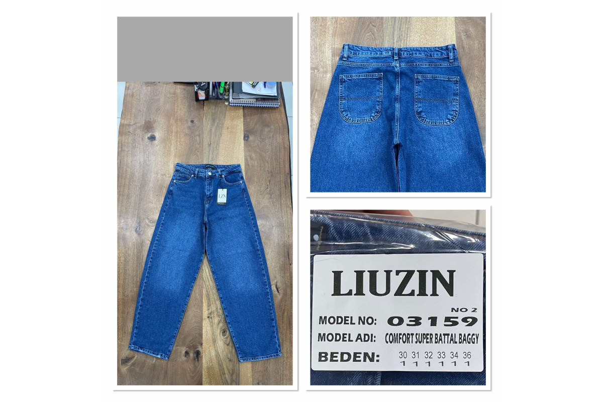 Фото Джинси жіночі LIUZIN JEANS 03159-2 BAGGY from official site OSKAR™