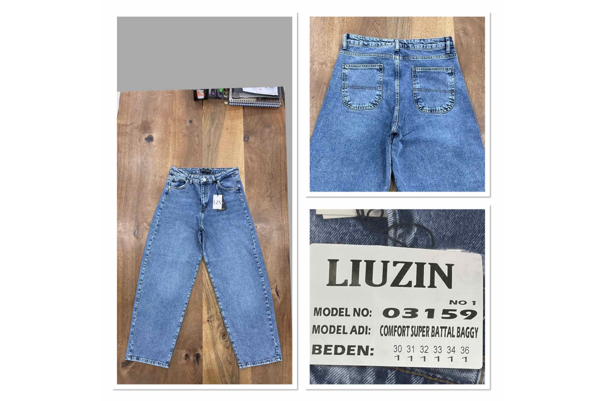 Фото Джинси жіночі LIUZIN JEANS 03159-1 BAGGY from official site OSKAR™
