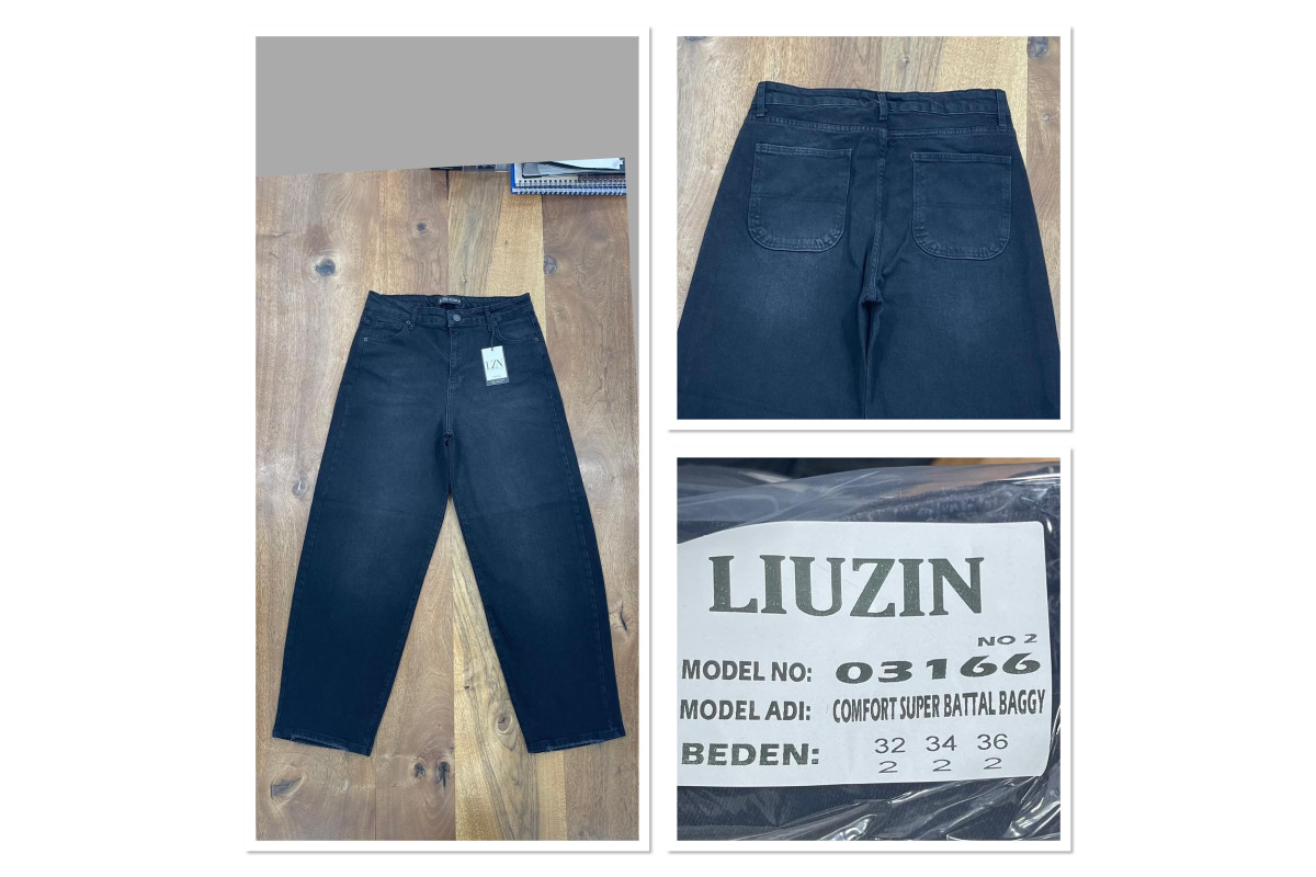 Фото Джинси жіночі LIUZIN JEANS 03166-2 BAGGY from official site OSKAR™