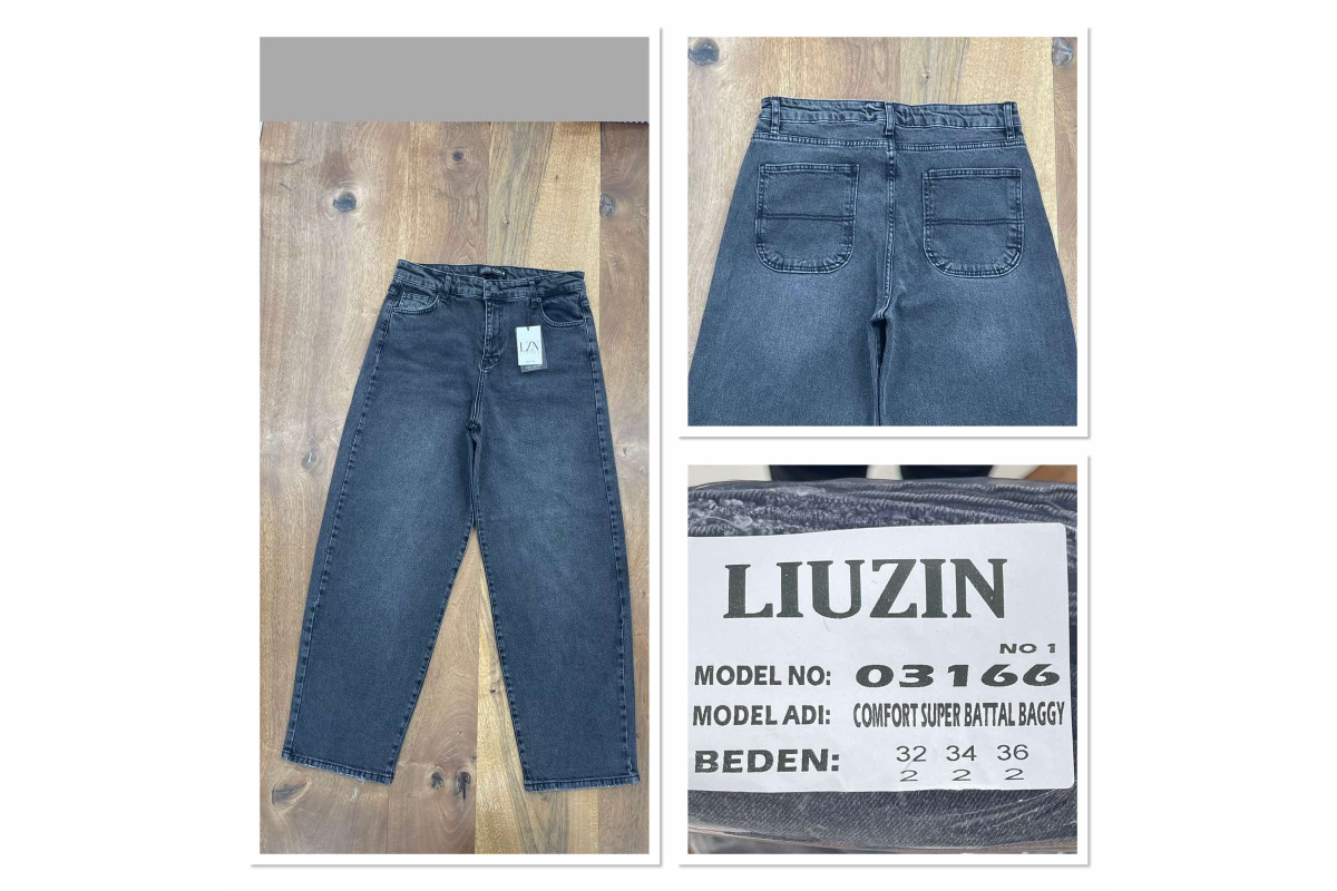Фото Джинси жіночі LIUZIN JEANS 03166-1 BAGGY from official site OSKAR™