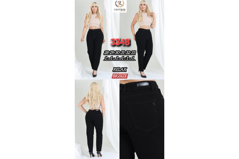 Джинси жіночі SHEROCCO JEANS 3348 RELAX MOM Джинси жіночі SHEROCCO JEANS 3348 RELAX MOM