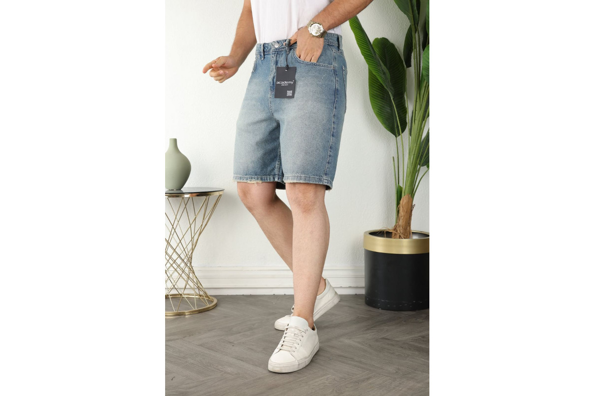 Фото Шорти чоловічі ACADEMY JEANS 2999-704 BLUE GREEN from official site OSKAR™