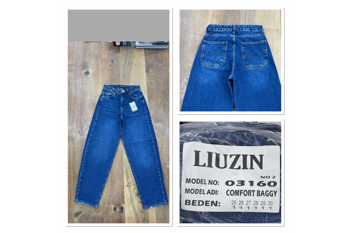 Фото Джинси жіночі LIUZIN JEANS 03160-2 BAGGY from official site OSKAR™