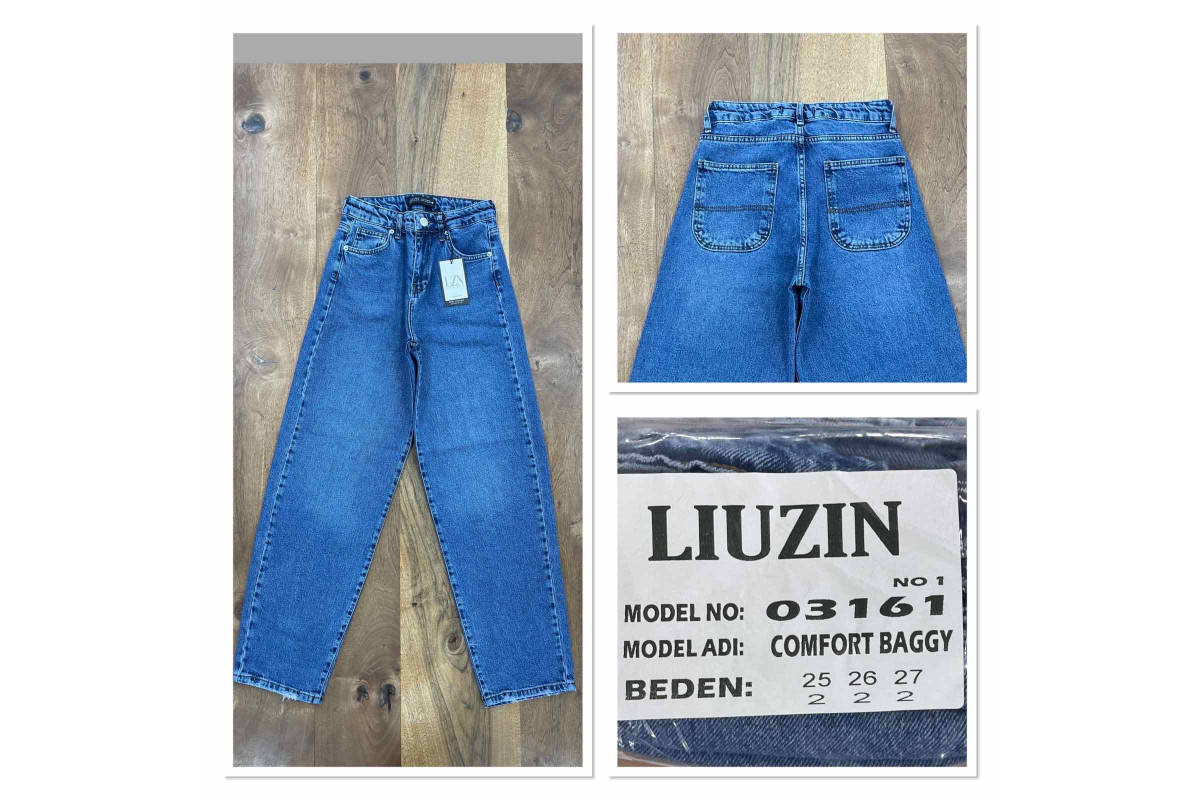 Фото Джинси жіночі LIUZIN JEANS 03161-1 BAGGY from official site OSKAR™