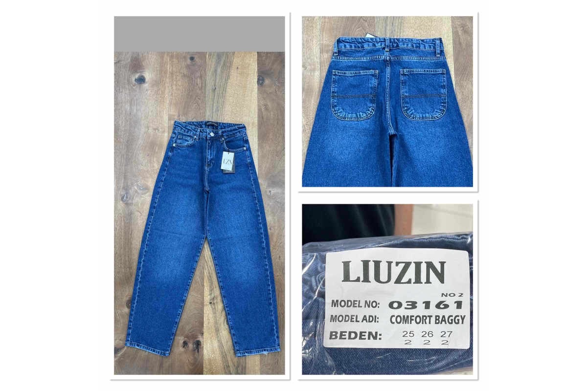 Фото Джинси жіночі LIUZIN JEANS 03161-2 BAGGY from official site OSKAR™