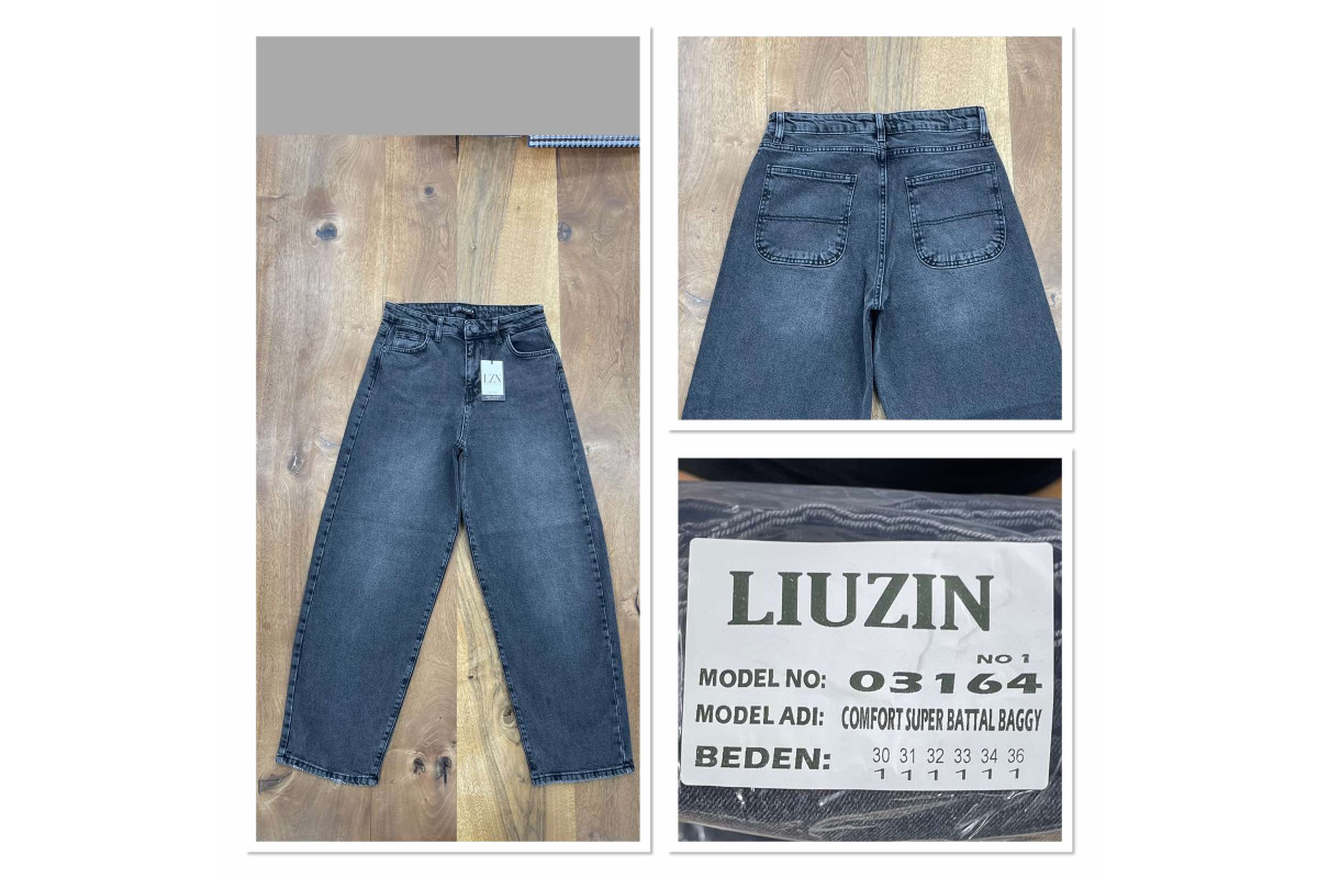 Фото Джинси жіночі LIUZIN JEANS 03164-1 BAGGY from official site OSKAR™